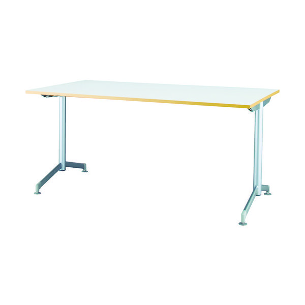 アイリスチトセ IRIS リフレッシュテーブル フーク T字脚 1200×750 ホワイト CFKTT1275G-W 1台 790-2221（直送品）