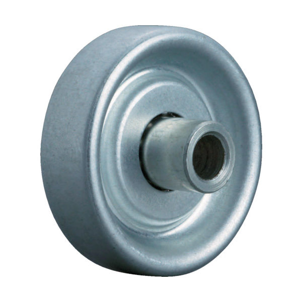 トラスコ中山 TRUSCO スチールホイール Φ38X12 プレスベアリング V38S-N 1個 461-2418（直送品）