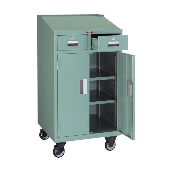 トラスコ中山 TRUSCO ワークデスク 600X600XH1100 キャスター付 TY-2510C 1台 301-2450（直送品）