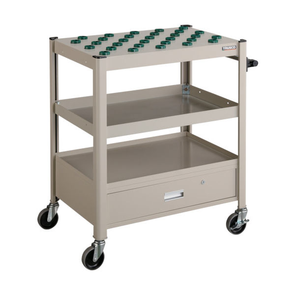 トラスコ中山 TRUSCO TCW型ツーリングワゴン #30X30個 引出し付 ネオグレー TCW-T302DA NG 1台（直送品）