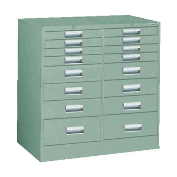 トラスコ中山 TRUSCO WVR型キャビネット 880X500XH880 2列8段 WVR-C88 1台(1個) 500-8506（直送品）