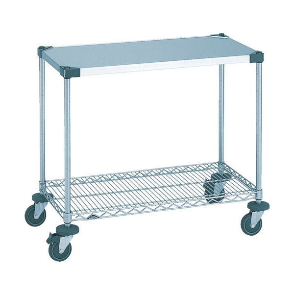 エレクター ワーキングカート1型 911×461×高さ815 2段 NWT1B-S 1台 456-4863（直送品）