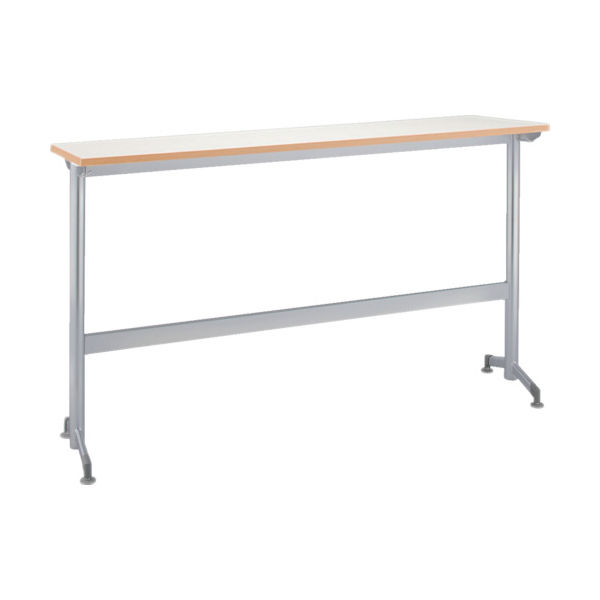 アイリスチトセ リフレッシュテーブルフーク カウンタ脚1500×400ホワイト CFKTK1540G-W 1台 790-2182（直送品）