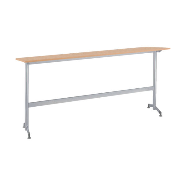 アイリスチトセ リフレッシュテーブルフーク カウンタ脚1800×400ナチュラル CFKTK1840G-NA 1台 790-2191（直送品）