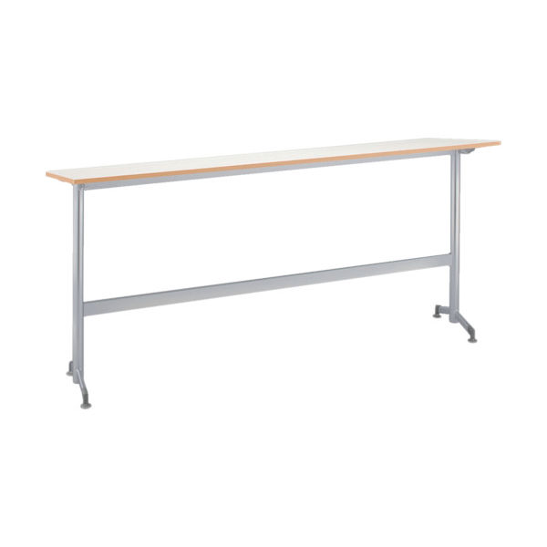 アイリスチトセ リフレッシュテーブルフーク カウンタ脚1800×400ホワイト CFKTK1840G-W 1台 790-2204（直送品）