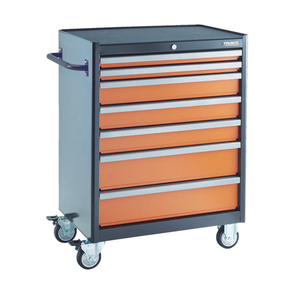 トラスコ中山 TRUSCO ローラーキャビネット 引出7段 50X2 100X3 150X2 TFRC-232 1台 819-4921（直送品）