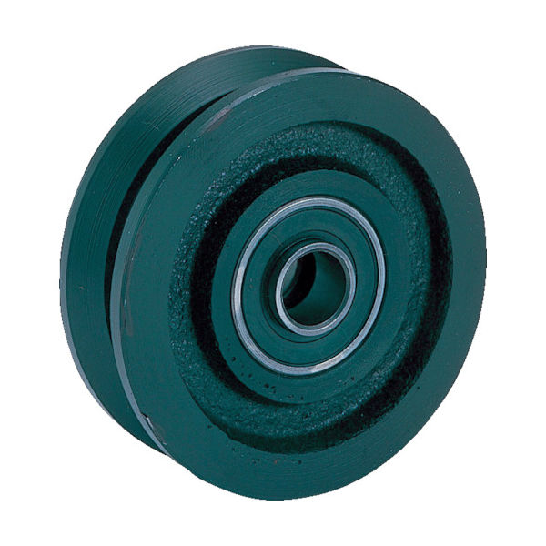 MARUKI HARDWARE CORPORATION MK 枠無重量車 150mm V型 C-1100-150 1個 354-3412（直送品）