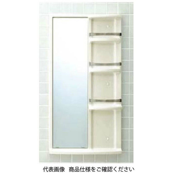 LIXIL 浴室収納棚 鏡付(平付) YRー612G/L52 YR-612G/L52 1個（直送品）