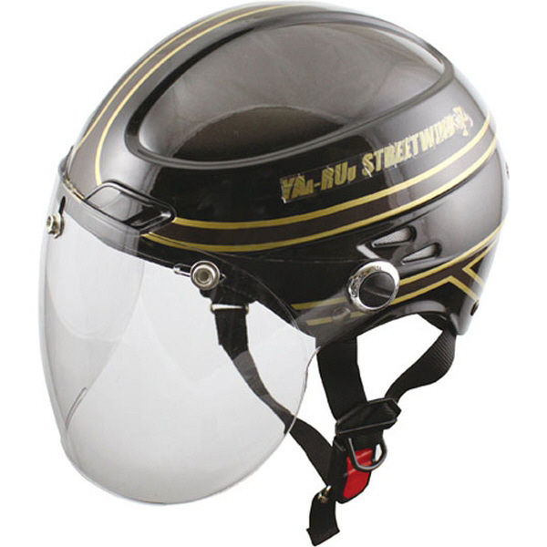 TNK工業 STR-Z JT vintage ヘルメット ブラック/ディープブラウン FREE（58-59cm） 511189（直送品）