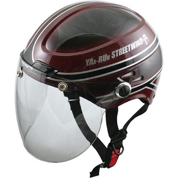TNK工業 STR-Z JT vintage ヘルメット マルーン/ブラック FREE（58-59cm） 511196（直送品）
