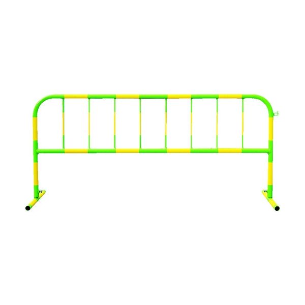 トーグ安全工業 トーグ カラーパイプバリケード黄反射緑 CB-2 1台 462-2839（直送品）