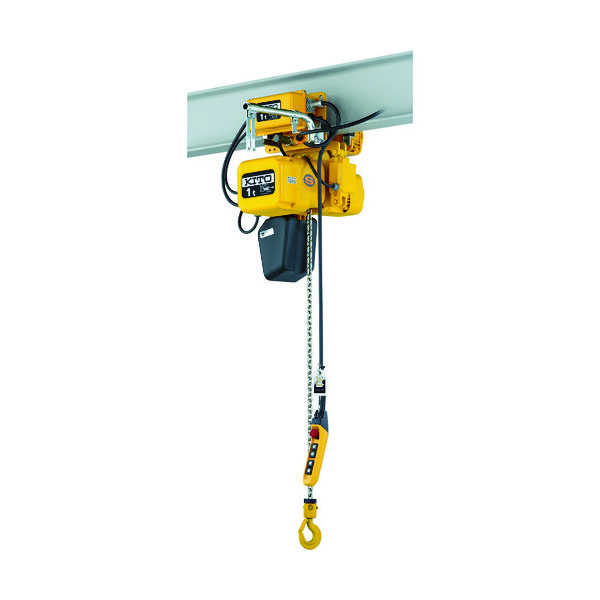 キトー 電気チェーンブロック キトーエクセル 1速標準速 電気トロリ結合式 1t×4m ER2M010S-S 1台 457-9798（直送品）