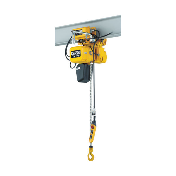 キトー 電気チェーンブロック キトーエクセル 1速標準速 電気トロリ結合式 2t×4m ER2M020S-S 1台 457-9836（直送品）