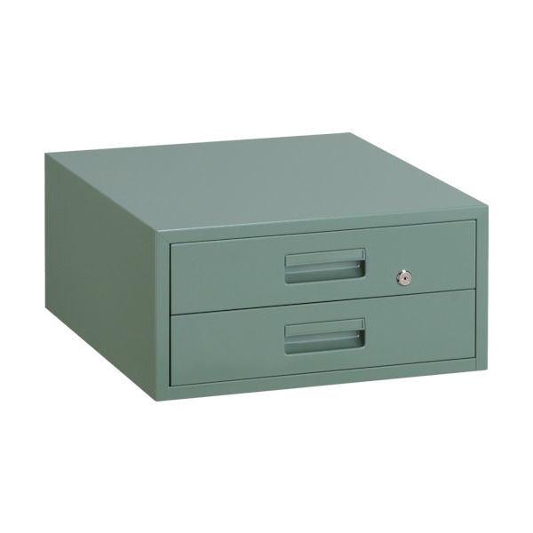 トラスコ中山 TRUSCO 作業台用引出 2段 グリーン F-2 1個 501-0462（直送品）