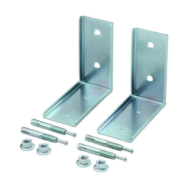 トラスコ中山 TRUSCO スタンダード書庫用転倒防止金具 上部押さえ板2枚セット TK-1 1セット 518-0074（直送品）