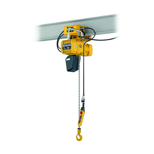 キトー 電気チェーンブロック キトーエクセル 2速インバータ標準速 電気トロリ結合式 500kg×4m ER2M005IS-IS 1台（直送品）