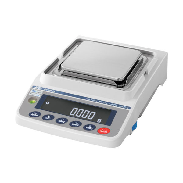 エー・アンド・デイ A&D 汎用電子天びん 内蔵分銅付き 1100g/0.001g GX1003A 1台 868-1737（直送品）