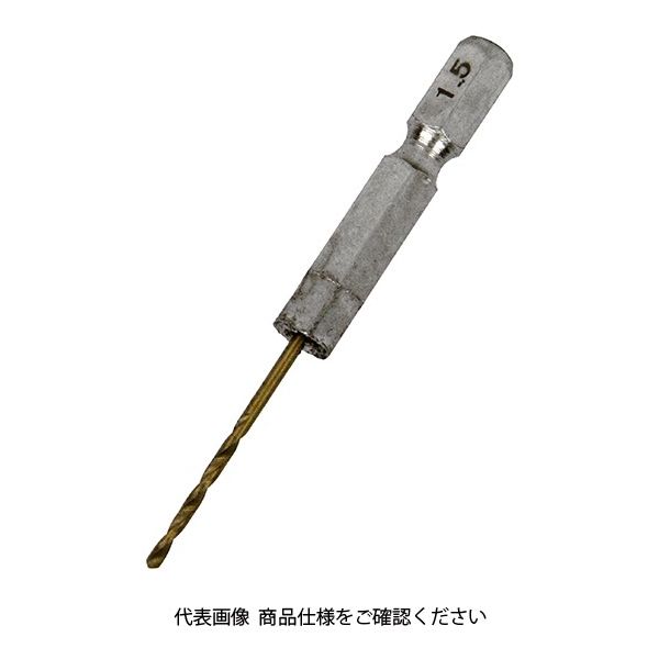 藤原産業 SK11 六角軸Tin鉄ドリル 普通 1.5mm 1セット(10個)（直送品）