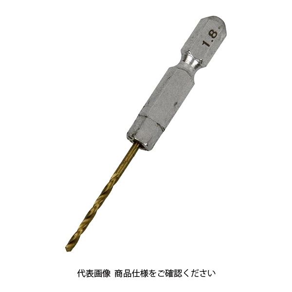藤原産業 SK11 六角軸Tin鉄ドリル 普通 1.8mm 1セット(10個)（直送品）