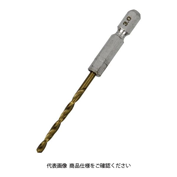 藤原産業 SK11 六角軸Tin鉄ドリル 普通 3.0mm 1セット(10個)（直送品）