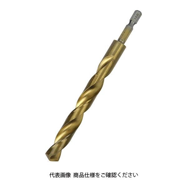 藤原産業 SK11 六角軸Tin鉄ドリル 普通 13.0mm 1セット(3個)（直送品）