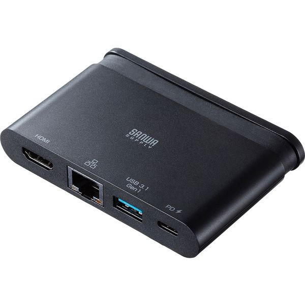 USBハブ　USB3.2Gen1　USB-C　Type-C×1、USB3.2Gen1×1　USBポート　USB-3TCH16BK　サンワサプライ　1個