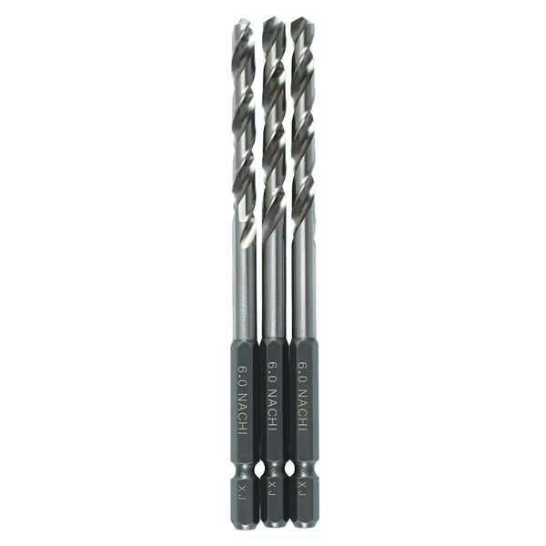 ビッグマン ナチ 六角軸鉄工ドリル3本組 6.0ミリ 063273（直送品