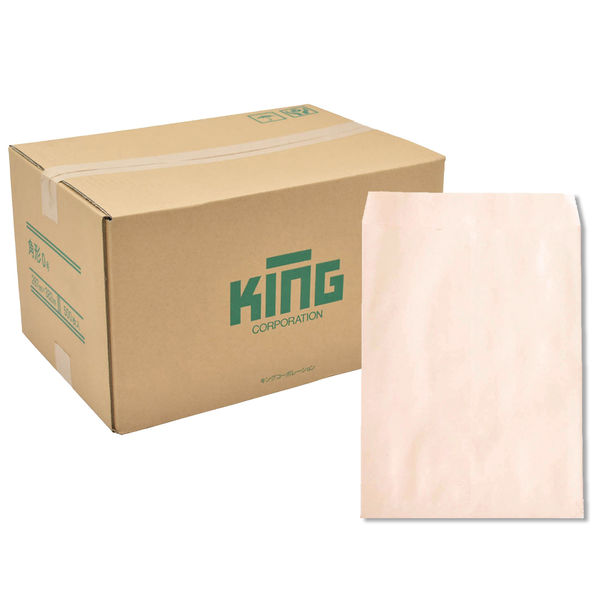 キングコーポレーション 角形0号 HIソフトカラーピンク 160002 1箱（500枚入）（直送品）