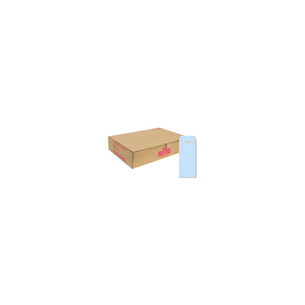 キングコーポレーション 長形4号 HIソフトカラーアクア 161410 1000枚入×2箱 （直送品）