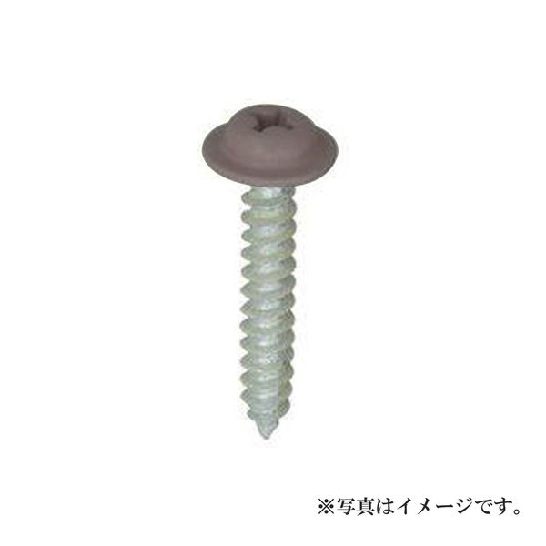 八幡ねじ ワッシャ-タッピング4×20 クロ  092868 1袋（6本入)（直送品）