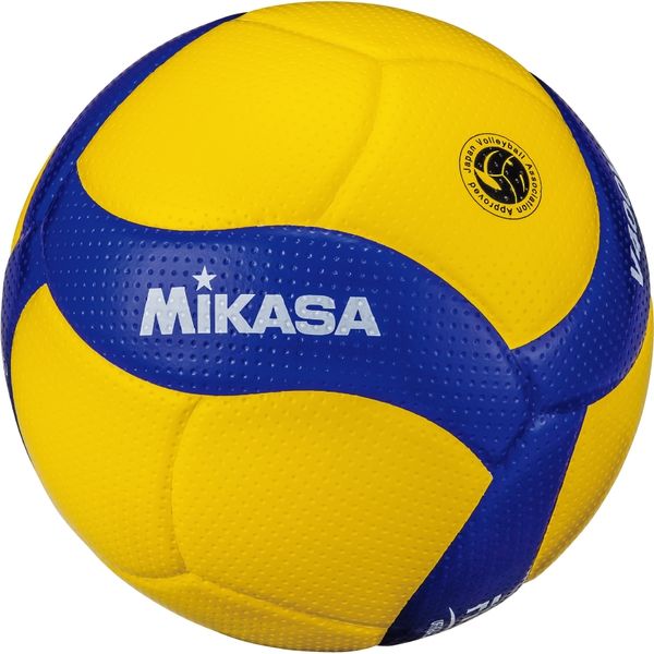 ミカサ バレー4号 小学校試合球 軽量球 黄/青 V400W-L 1個 - アスクル