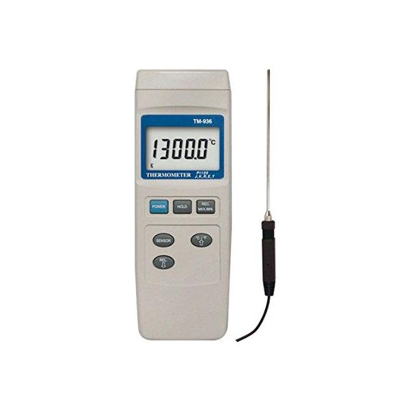 マザーツール Pt100Ω対応デジタル温度計 TM-936（直送品）