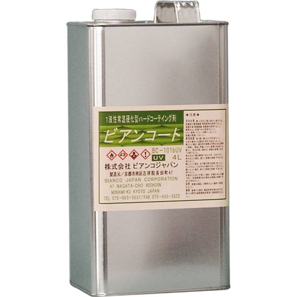 ビアンコジャパン ビアンコートB（艶有/UV対策あり） 4L缶 BC-101bUV（直送品）