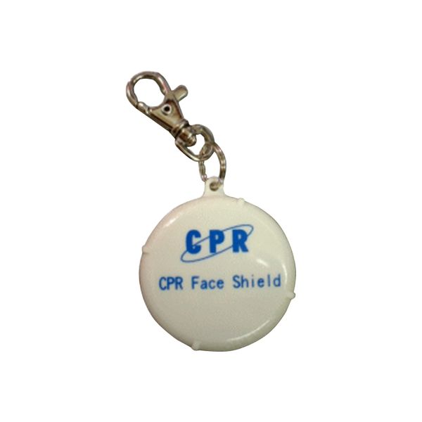 北海道トータルシステム CPRフェイスシールドキーホルダー 23-5726-01 1セット（10個）（直送品）