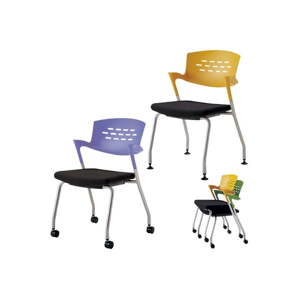 多目的チェア ブルー 23-6678-0001 松吉医科器械（直送品）