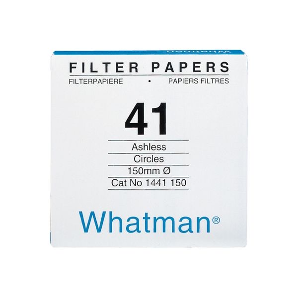 ワットマン定量濾紙 No.40 23-5937-05 1セット（500枚：100枚入×5箱） 松吉医科器械（直送品）