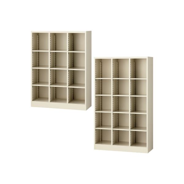 生興 オープン書庫（3列3段） 23-7962-00（直送品）