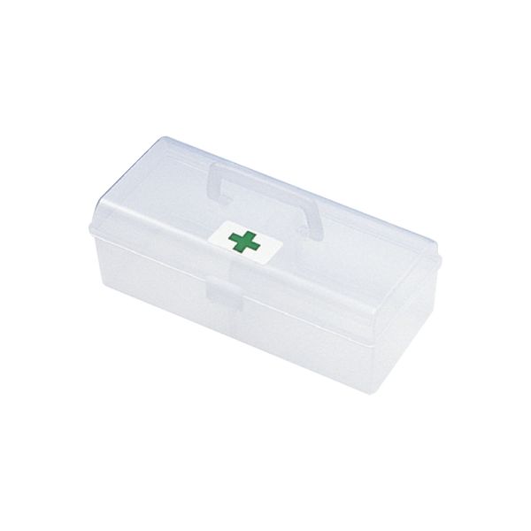 イマムラ 透明薬箱（MS） 19-7285-01 1セット（20個）（直送品）