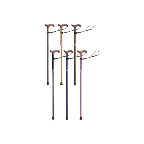 キヨタ 超軽量杖 かるケイン 柿茶（かきちゃ） 23-2552-0205（直送品）