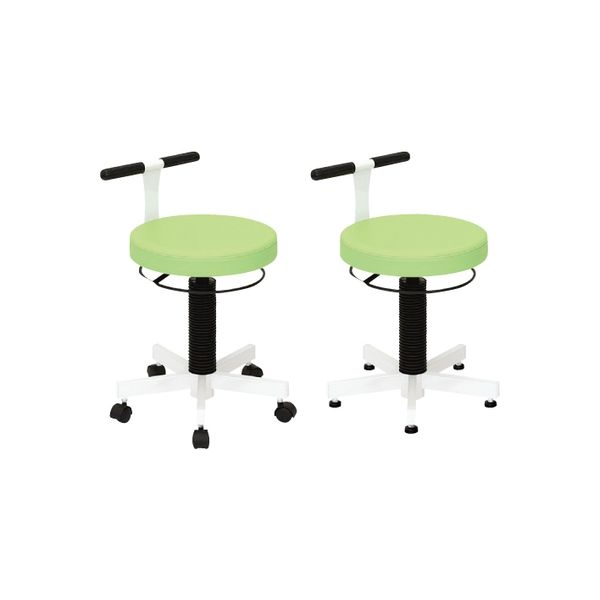 【軒先渡し】高田ベッド クランケチェア(アジャスター付) ビニルレザーアイボリー 23-5119-0102 1台（直送品）