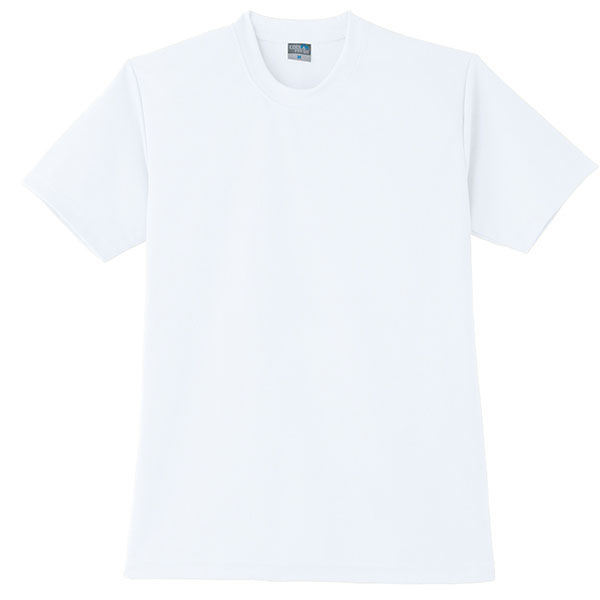 【ワークウェア・作業用ポロシャツ】小倉屋 DRYシリーズ DRY 半袖Tシャツ ホワイト 9008-90-L 1枚（直送品）