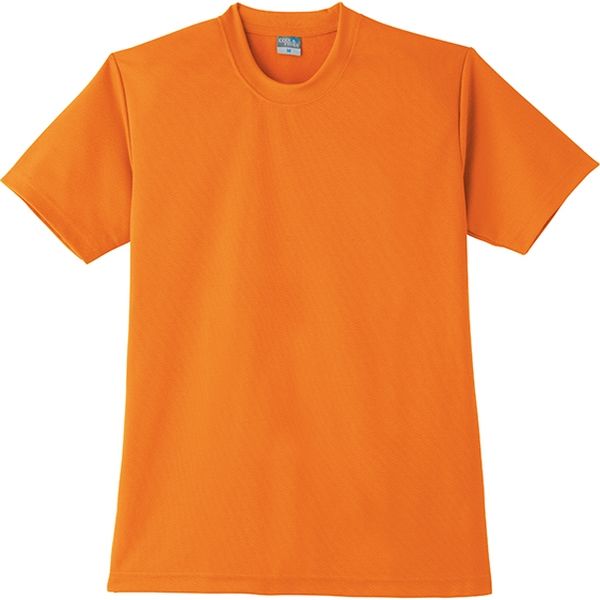 【ワークウェア・作業用ポロシャツ】小倉屋 DRYシリーズ DRY 半袖Tシャツ オレンジ 9008-12-S 1枚（直送品）