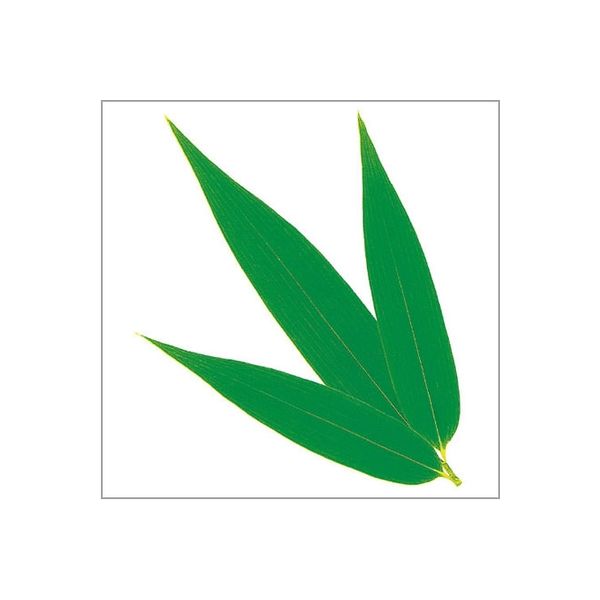 ユニバース グルメシート 三枚笹 角 85×85 10702 1包：24000枚（1000×24）（直送品）