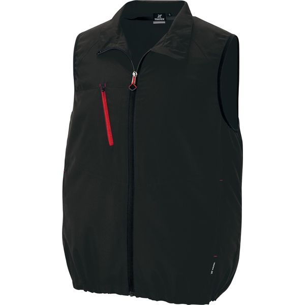 空調ベスト　黒 未使用 DIRECT COOLING 空調服 ベスト NISSAN 日産 刺繍 2L