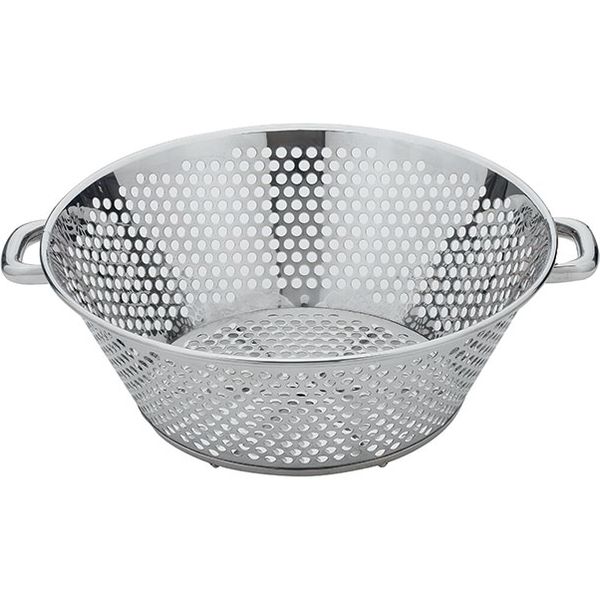 トーダイ UK 揚げザル/平底（パイプハンドル）65cm 【10.0φ】 9907375（直送品）