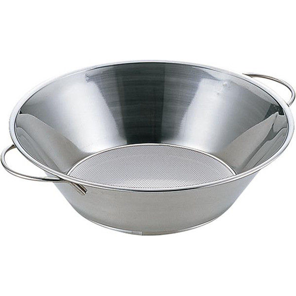 トーダイ UK 油こし（両手ハンドル）21.5cm〈パンチ網仕様〉 9921213（直送品）