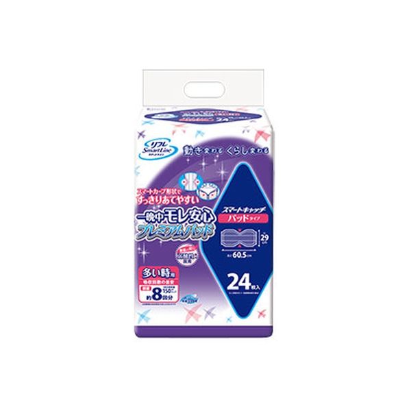 リブドゥコーポレーション スマートキャッチパッドタイプ 多い時 17193 24枚(6) 1梱(24枚入x6袋x6箱) T1025（直送品）