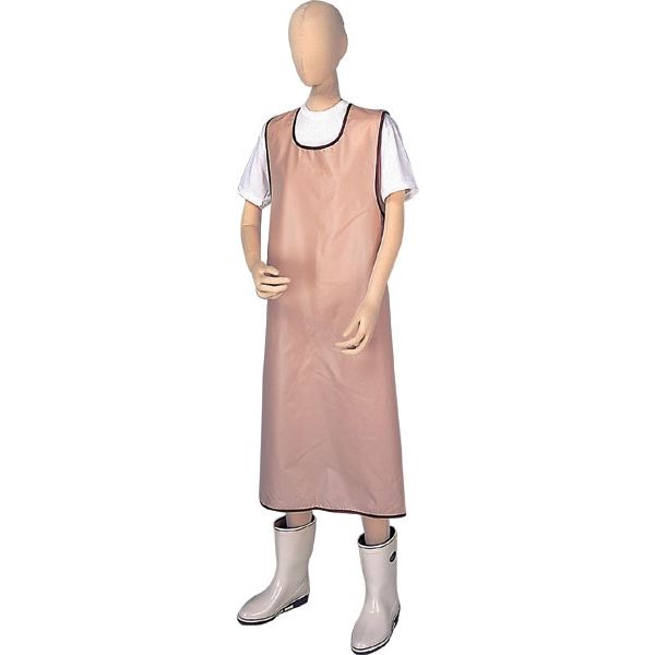 松本ナース産業 入浴介助エプロン M ベージュ 402　介援隊カタログ S0233（直送品）