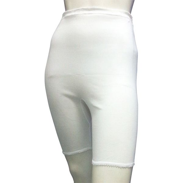神戸生絲 国産純綿婦人用5分パンティ ホワイト L PC-716　【介護用衣類】介援隊カタログ U0688（直送品）