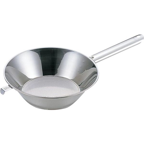 トーダイ UK 油こし（片手ハンドル）26.5cm〈パンチ網仕様〉 9921262（直送品）